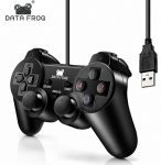 New 2019 Vibration Joystick Wired USB PC Controller For PC Computer Laptop For WinXP/Win7/Win8/Win10 For Vista Black Gamepad