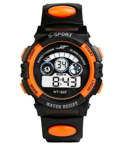 Moment # L04 2019 Fashion Waterproof Mens Boy's Digital LED Quartz Alarm Date Wrist Watch