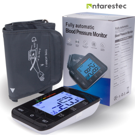 New 2019 Auto Digital Upper Arm Blood Pressure Monitor Large Cuff Heart Beat Meter Machine Home BP H