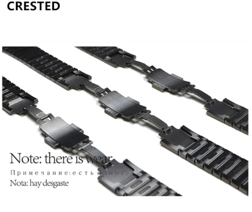 2019 CRESTED Link bracelet strap For Apple Watch band 4 42mm/38mm 3 iwatch band