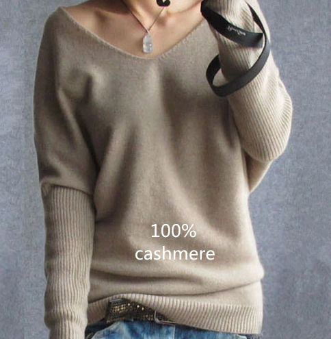2019 Spring autumn cashmere sweaters women fashion sexy