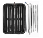 7 Pcs BlackHead Acne Spot Zit Whitehead Facial Pimple Blemish Comedone Extractor&hellip;