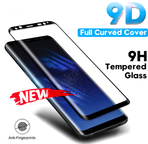 Tempered Glass Film For Samsung Galaxy Note 8 9 S9 S8 Plus S7 Edge 9D Full Curved Screen Protector