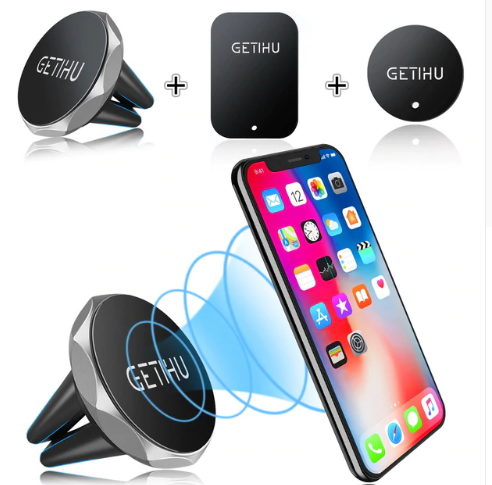 GETIHU Car Phone Holder Magnetic Air Vent Mount Mobile Smartphone Stand Magnet Support Cell in Car G
