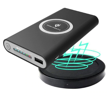 Portable 10000mAh DIY Qi Wireless Power Bank Charger Case Box