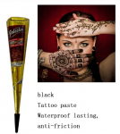 Indian Henna Tattoo Ink Natural Herbal Permanent Eyebrow Ink Eyeliner Lip Body A&hellip;
