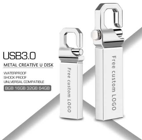 usb flash drive 64GB/3.0 metal pen drive 32gb pendrive 16GB/8GB/4GB/128GB bracelet stick gift usb fl