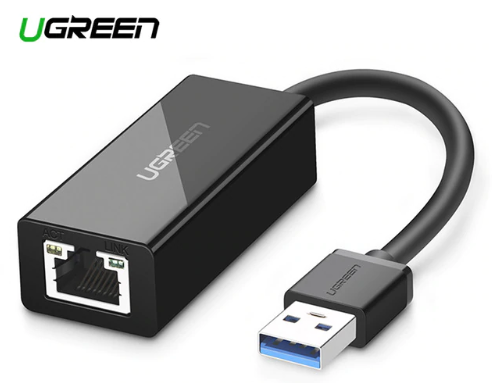 Ugreen USB Ethernet Adapter USB 3.0 2.0 Network Card to RJ45 Lan for Windows 10 Xiaomi Mi Box 3 Nint