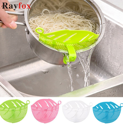 Kitchen Accessories Leaf Shape Clean Rice Wash Sieve Beans Peas Kitchen Gadgets Cleaning Cooking Too