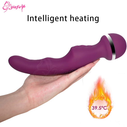 Powerful Magic Wand Massager Vibration Intelligent Heating Vibrator G Spot Vibrator for Women Adult 