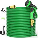 100ft Expandable Garden Hose with 10 Function Nozzles, New Water Hose with 50 La&hellip;