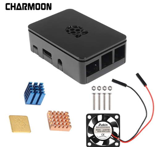 Protective Case For Raspberry Pi Enclosure Cover with Aluminum Heatsink Cooling &hellip;